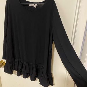 Long Sleeve Ruffled Shirt